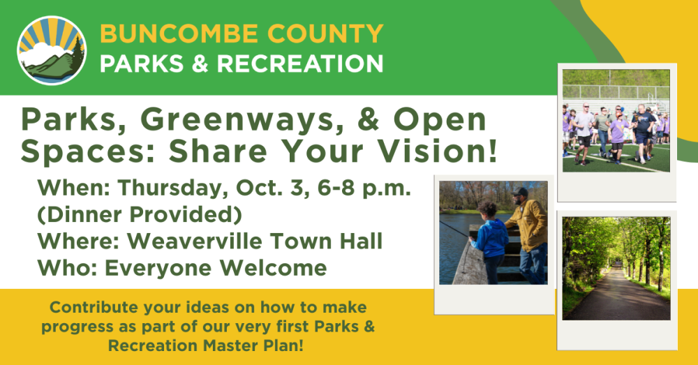 Parks Greenways and Open Spaces Community Vision Meeting card