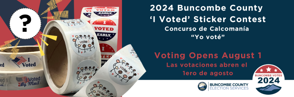 I Voted Sticker Contest Voting Opens August 1